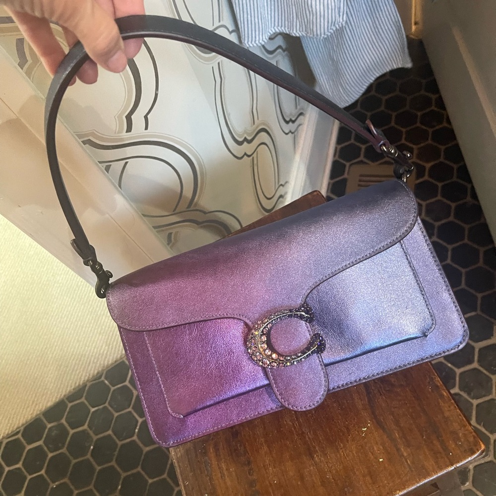 Coach Gradient Purple Shoulder Bag
